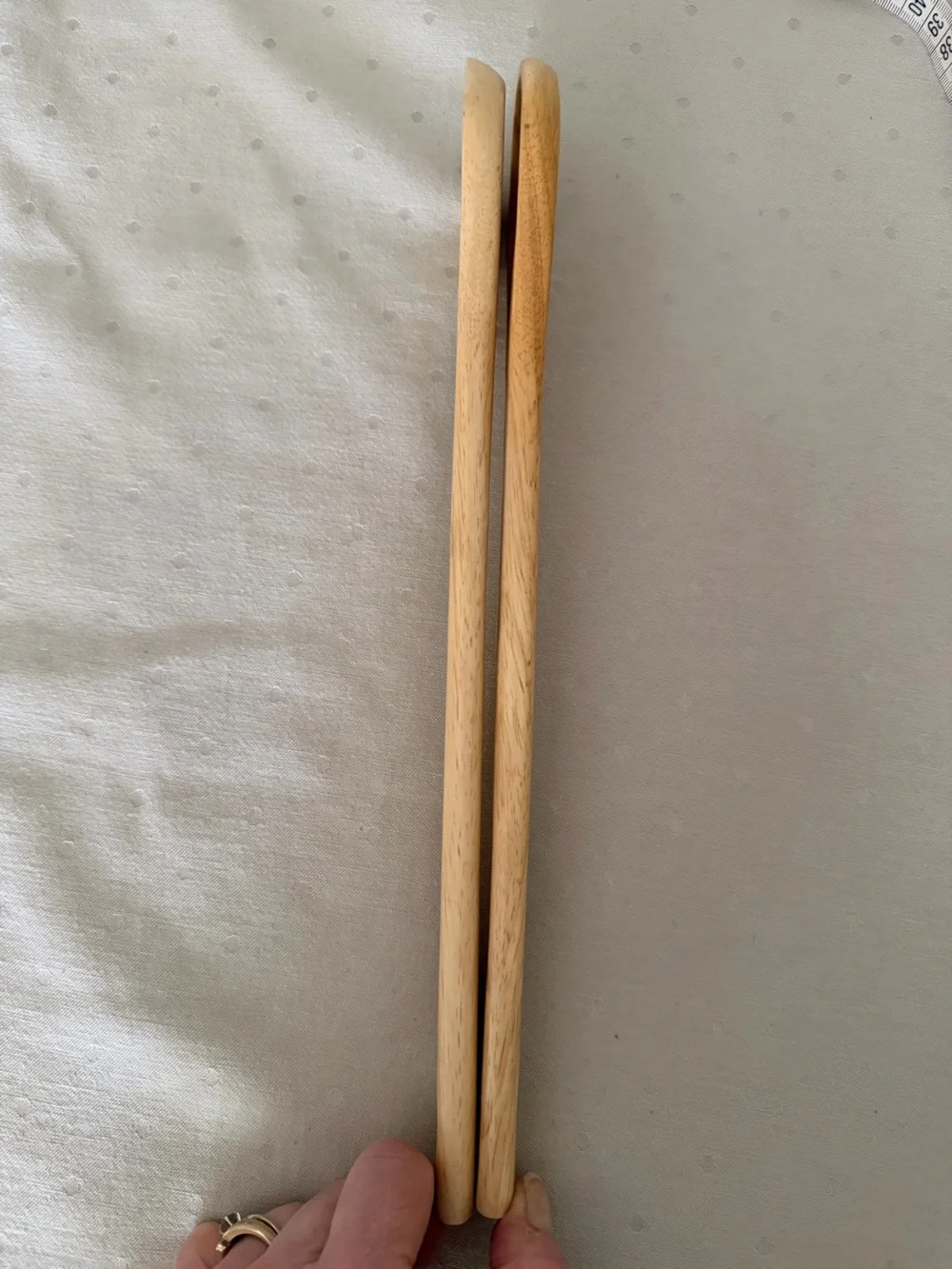 Wooden Salad Servers Set – Natural Wood Spoon & Fork Utensils
